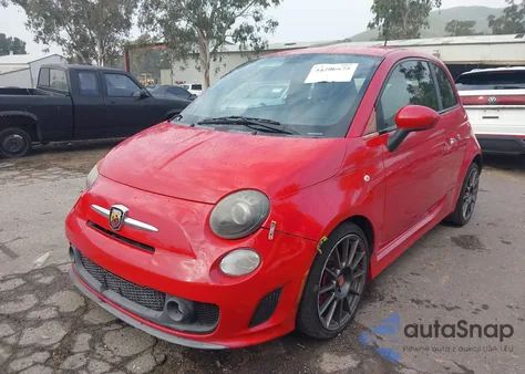 2013 Fiat 500 Abarth z USA, uszkodzony, nr VIN 3C3CFFFH7DT753114